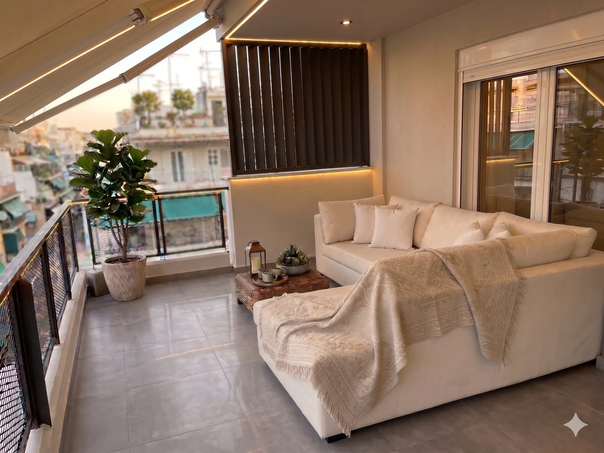 P7 penthouse balcony sofa